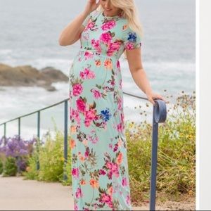 Pink Blush Maternity Dress